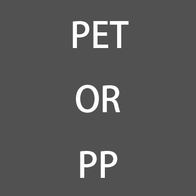 PET bottle and PP bottle