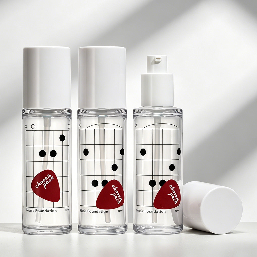 Plastic lotion bottle